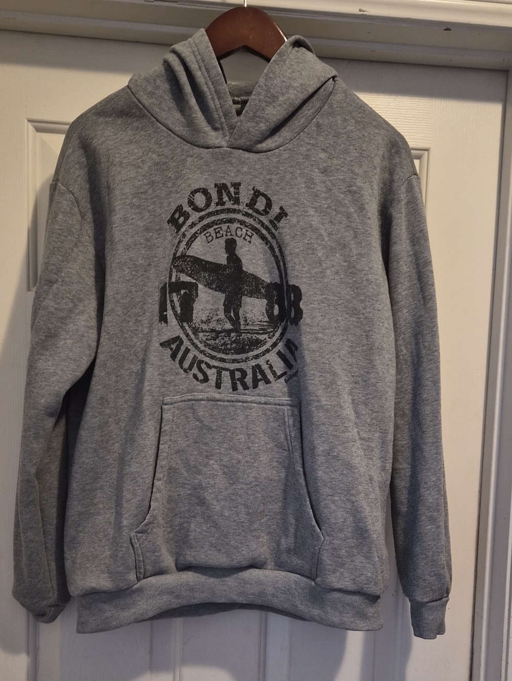 Gray Hoodie Sweatshirt - Men's Pullover